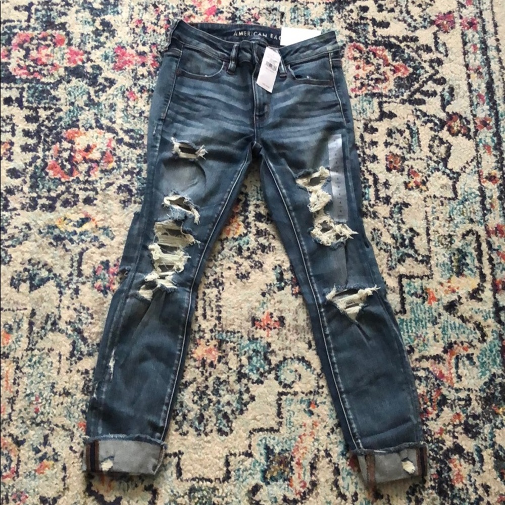 American Eagle Low Rise Crop Jeggings- NWT!